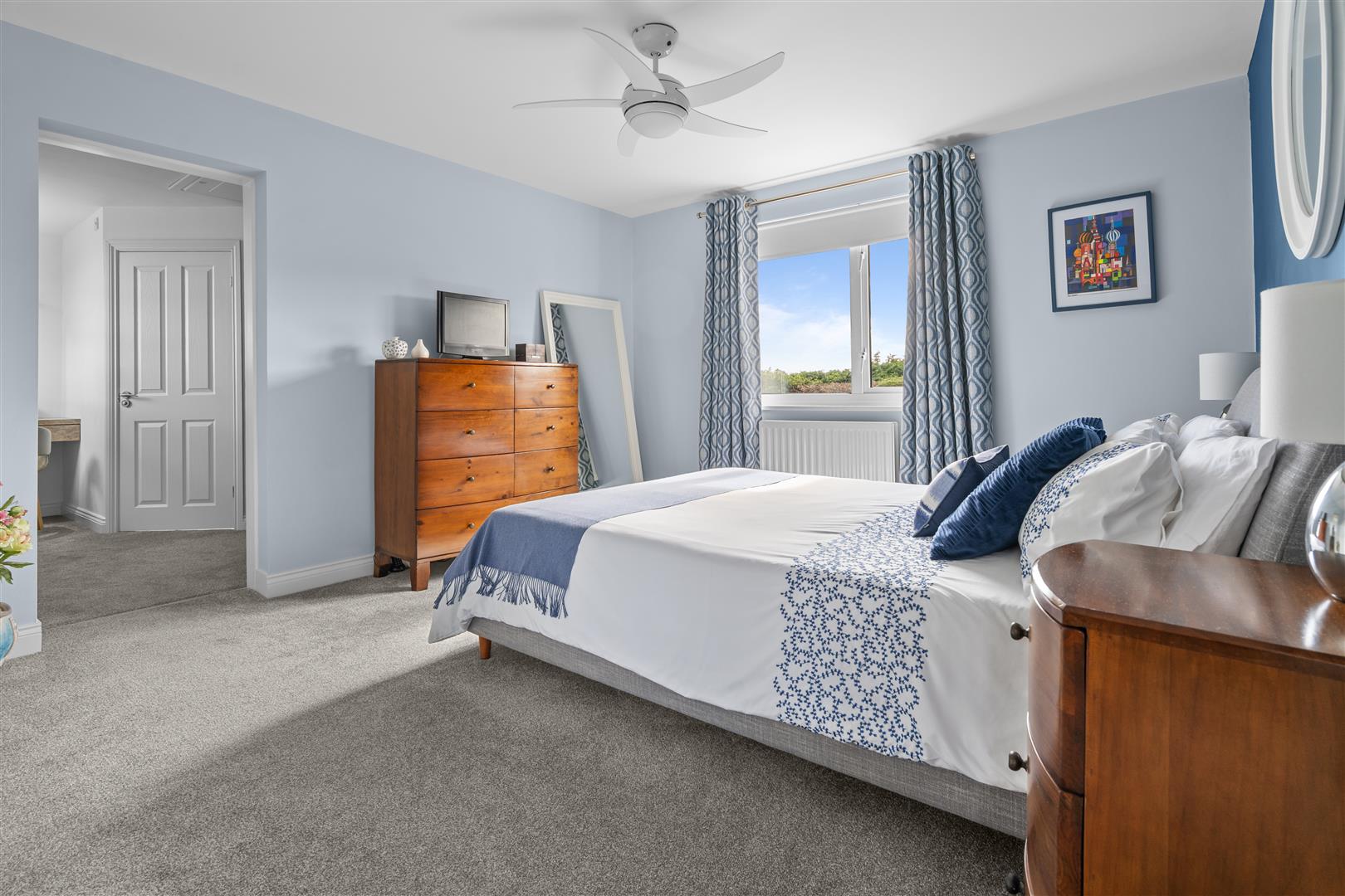 Master Bedroom With View Of Dressing Room